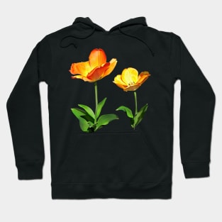 Tulips Tall and Short Hoodie